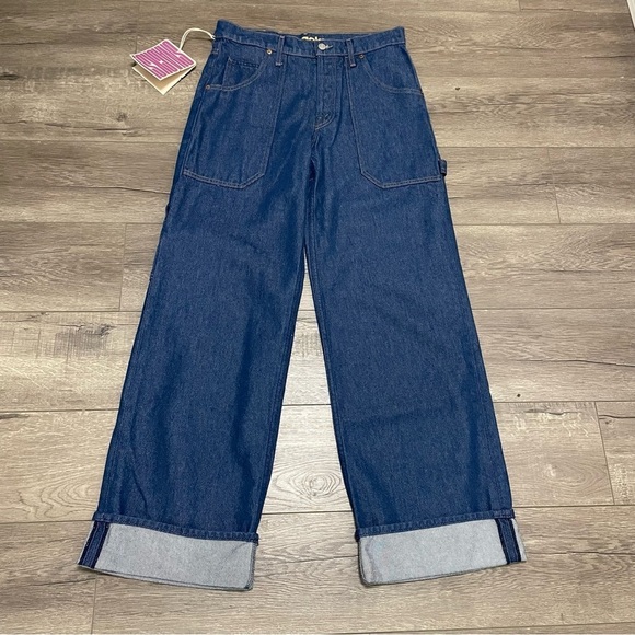 Mother Snacks! The Smoothie Carpenter Sneak Jean in Clean Your Plate Sz 27 NWT - Picture 2 of 10